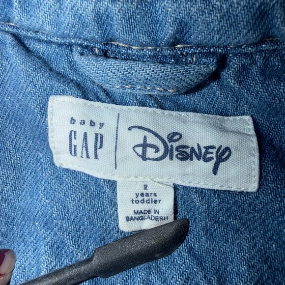 Gap × Disney Baby & Toddler Minnie Mouse Denim Jacket - Picture 3 of 3